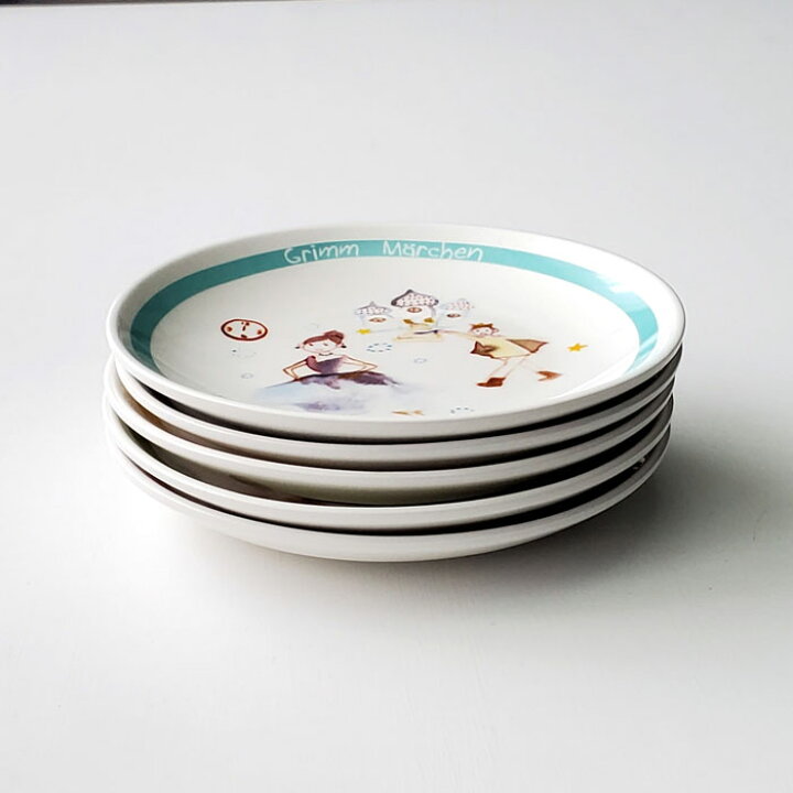 楽天市場】食器 陶器 皿 セット グリム童話 小皿 5枚 13cm おしゃれ 