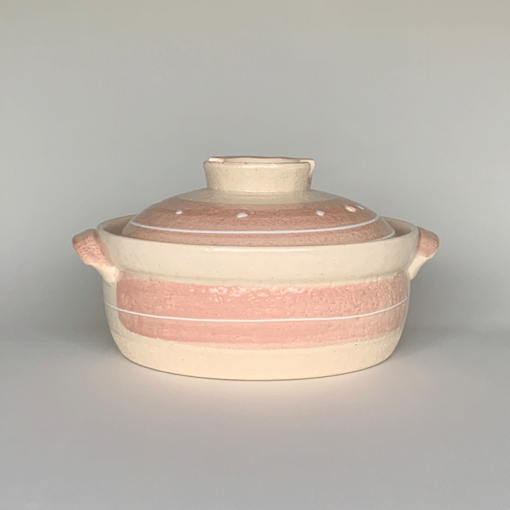 楽天市場】土鍋 ih 7号 ピンク一珍 耐熱 団らん おしゃれ 日本製