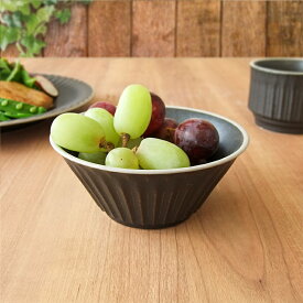 ストーリア 12cmボウル クリスタルブラック ボウル 小鉢 デザートカップ サラダボウル フルーツボウル おしゃれ カフェ