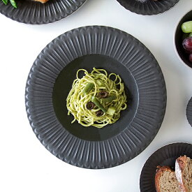 ストーリア 26cmスープボウル クリスタルブラック パスタ皿 カレー皿 シチュー皿 サラダボウル