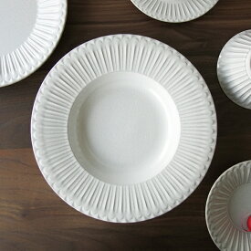 ストーリア 26cmスープボウル ラスティックホワイト パスタ皿 カレー皿 シチュー皿 サラダボウル