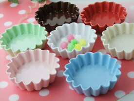 陶製 マドレーヌカップ カラフル 選べる7色 ラムカン ラメキン 浅小鉢 業務用食器