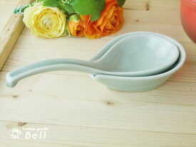 大きな青地レンゲ 受け台付 和食器 土鍋 お玉 業務用食器