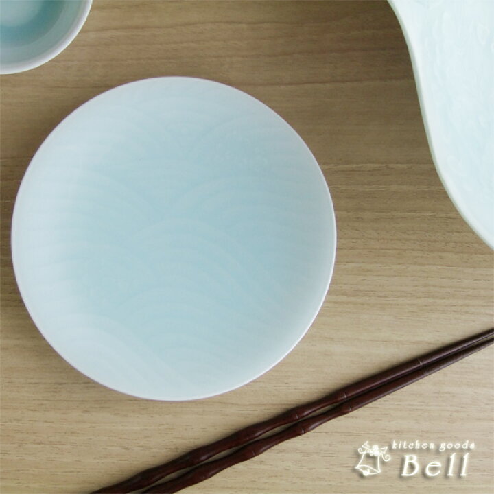 楽天市場】和食器 小皿 青海波 取り皿 15cm 快山窯 5.0皿 丸皿 刺身皿 中皿 高台 和皿 業務用食器 : みのさらら