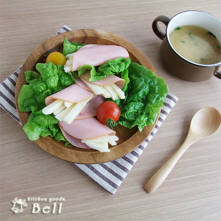 楽天市場】木製 食器 アカシア プレート 20cm 丸皿 リム付き 取り皿 