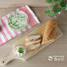 木製 カッティングボード 手付 44.5cm トレー/パン切台/まな板/カフェ食器 業務用食器