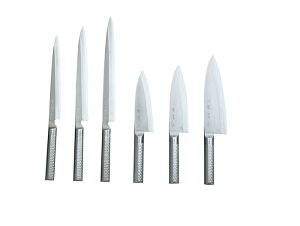 堺菊守 ステンレス柄 出刃(モリブデン)  全長180mm