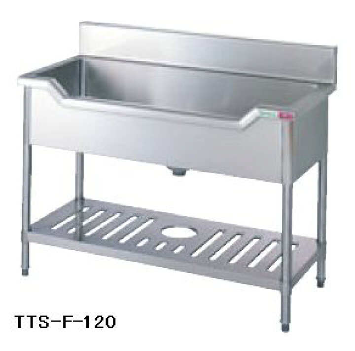 楽天市場】タニコー舟型シンク（バックガードあり）W1200*D600*H850TA 
