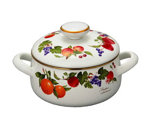 ホーロー鍋 キャセロール 『フルータスコレクション2 18cm 両手鍋 』100V・ 200V IH対応 富士ホーロー 日本製 05P13sep13