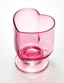 昭和初期のレトログラスを復刻！昭和モダンガラス　『ハート型　台付きグラス 』廣田硝子　日本製