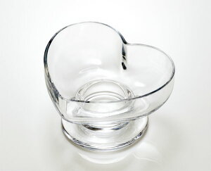 昭和初期のレトログラスを復刻!昭和モダンガラス 『ハート型 サンデートレー』廣田硝子 日本製