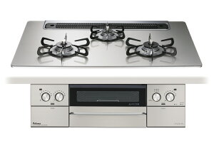 �K�X�R���� �p���}���iPaloma�jPD-893WS-75GH�@�t�F�C�V�X�O�����h �N���A�K���X�g�b�v�@�V���C���V���o�[ �Ԍ�75cm�@�I�[�u���ڑ��Ή��i