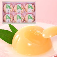 清水白桃ぜりぃ 6個入[宗家源吉兆庵]