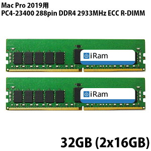 iRam Mac Pro 2019p 32GB (2x16GB) PC4-23400 288pin DDR4 2933MHz ECC R-DIMM # IR16GMP2933D4R/2 AC (Mac)