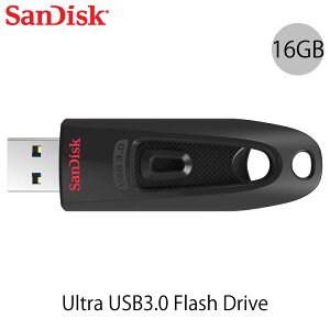 SanDisk 16GB Ultra USB3.0 Flash Drive COpbP[W ubN # SDCZ48-016G TfBXN (USB3.0tbV[)