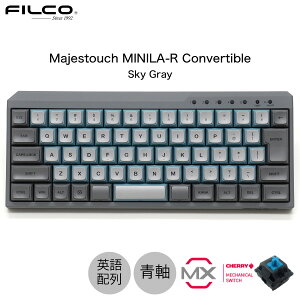 FILCO Majestouch MINILA-R Convertible pz L / Bluetooth 5.1 CX Ή CHERRY MX  63L[ XJCO[ # FFBTR63MC/ESG tBR (BluetoothL[{[h)
