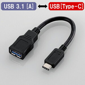 ELECOM GR USB3.1 (USB Type-C) ϊP[u 8cm ubN # USB3-AFCM01BK GR (ϊA_v^)