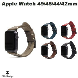 SLG Design Apple Watch 49 / 45 / 44 / 42mm Italian Buttero Leather Strap エスエルジー デザイン (アップルウォッチ ベルト バンド)