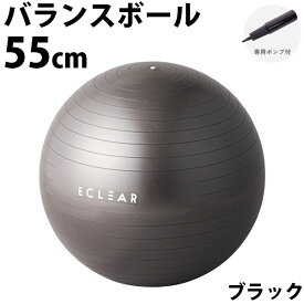 ELECOM エレコム エクリアスポーツ バランスボール 55cm ブラック # HCF-BB55BK エレコム (生活雑貨) スポーツ器具