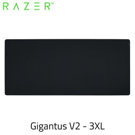 【あす楽】 Razer Gigantus V2 マイクロウィーブクロスサーフェス ゲーミング デスクサイズ マウスパッド 3XL # RZ02-03330500-R3M1 レーザー (ゲーミングマウスパッド)