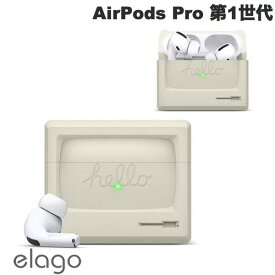 elago AirPods Pro 第1世代 AW3 CASE シリコンケース Classic White # EL_APPCSSCA3_CW エラゴ (AirPods Proケース)