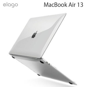 elago MacBook Air 13インチ M1 2020 Ultra Slim Case Clear # EL_M23CSPCUC_CL エラゴ (MacBook カバー・ケース・プロテクター)