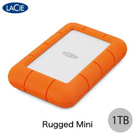 Lacie 1TB Rugged Mini USB 3.0対応 耐衝撃 外付けHDD (ポータブル) # LAC301558 ラシー (ハードディスク)