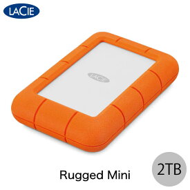 Lacie 2TB Rugged Mini USB 3.0対応 耐衝撃 外付けHDD (ポータブル) # LAC9000298 ラシー (ハードディスク)