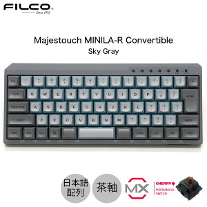 FILCO Majestouch MINILA-R Convertible {z L / Bluetooth 5.1 CX Ή CHERRY MX  66L[ XJCO[ # FFBTR66M/NSG tBR (BluetoothL[{[h)