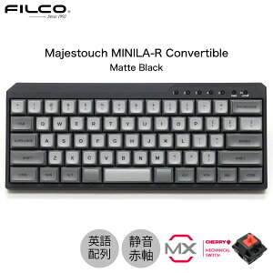 FILCO Majestouch MINILA-R Convertible pz L / Bluetooth 5.1 CX Ή CHERRY MX SILENT ÉԎ 63L[ }bgubN # FFBTR63MPS/EMB tBR (BluetoothL[{[h)