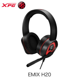 XPG EMIX H20 RGB USB接続専用 バーチャル 7.1 サラウンドサウンド ゲーミング ヘッドセット # EMIX H20 エックスピージー (ヘッドセット・USB)