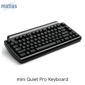 Matias mini Quiet Pro Keyboard US配列 静音 メカニカル テンキーレス キーボード USB A 3ポート付 # FK303QPC マティアス (キーボード)