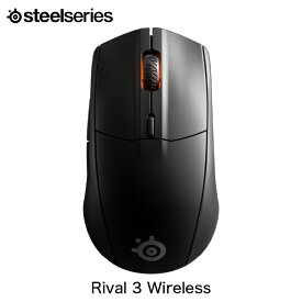 SteelSeries Rival 3 Wireless 2.4GHz / Bluetooth 5.0 両対応 ワイヤレス ゲーミングマウス # 62521 スティールシリーズ (マウス)