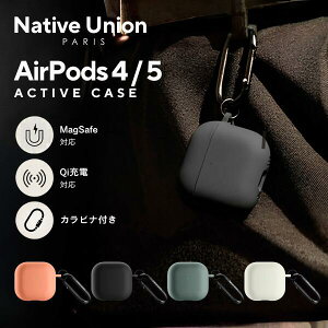 AirPods5 �P�[�X �V���R���P�[�X Native Union AirPods 4 / 5 Active Case �l�C�e�B�u���j�I�� MagSafe�Ή� ���C�����X�[�d�\
