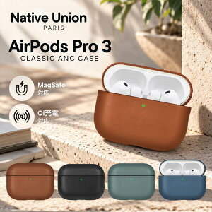 AirPodsPro3 �P�[�X Native Union AirPods Pro 3 (Re) Classic ANC Case �l�C�e�B�u���j�I�� (Apple �C���z���P�[�X) ���B�[�K�����U�[ MagSafe�Ή� ���C�����X�[�d�\