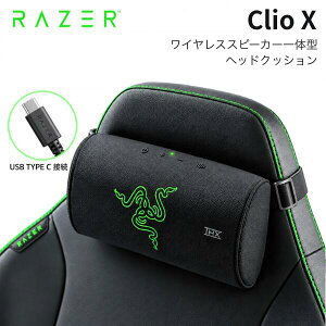 Razer Clio X THX Spatial Audio�Ή� �Q�[�~���O�`�F�A�w�b�h�N�b�V���� (�X�s�[�J�[�t��) # RC81-04480100-R3M1 ���[�U�[ (�X�s�[�J�[) ���C�U�[ �N���I