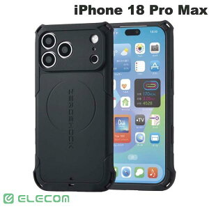iPhone18ProMax �P�[�X ZEROSHOCK �[���V���b�N MagSafe�Ή� �ϏՌ� �G���R�� iPhone 18 Pro Max / 17 Pro Max ZEROSHOCK �n�C�u���b�h�o���p�[�P�[�X �Ռ��z�� MAGKEEP ���͑������C�����X�[�d�Ή� �Ɍ��ی� �u���b