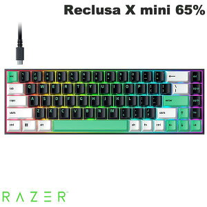 �y10��9�������z Razer Reclusa X mini 65% �z�b�g�X���b�v�\ ���J�j�J���Q�[�~���O�L�[�{�[�h # RZ03-05980100-R3M1 ���[�U�[ (�L�[�{�[�h) ���C�U�[ ���N���[�T ���N���T