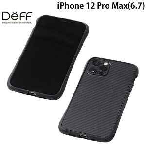 Deff iPhone 12 Pro Max CLEAVE G10 Bumper }bgubN # DCB-IPCL20LGBK fB[t (iPhone12ProMax X}zP[X)