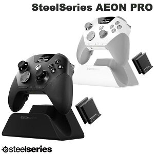 SteelSeries AEON PRO Bluetooth / 2.4GHz �n�C�G���h�R���g���[���[ �X�e�B�[���V���[�Y (�Q�[���p�b�h) �C�I���v�� �h�b�N�t�� �\���o�b�e���[�t�� PC / Xbox