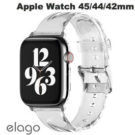 elago Apple Watch 45 / 44 / 42mm CLEAR BAND Clear # EL_WALBDTPBA_CL エラゴ (アップルウォッチ ベルト バンド)