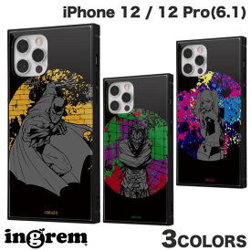 ingrem iPhone 12 / 12 Pro バットマン 耐衝撃ハイブリッドケース KAKU イングレム (スマホケース・カバー)