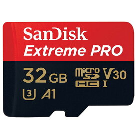 [ネコポス送料無料] SanDisk 32GB Micro SDXC ExtremePro U3 4K 海外パッケージ # SDSQXCG-032G サンディスク (メモリーカード)