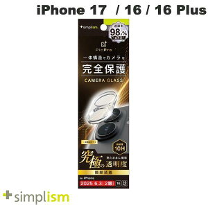 Simplism iPhone 17 / 16 / 16 Plus [PicPro] ɂ̓ߗ AeBbgNA JYیKX  # TR-IP25M2-LCA-C4ARCL VvY (JYveN^[) 2025