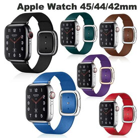 [ネコポス発送] VPG Apple Watch 45 / 44 / 42mm 本革モダンバックルバンド ブイピージー (アップルウォッチ ベルト バンド)