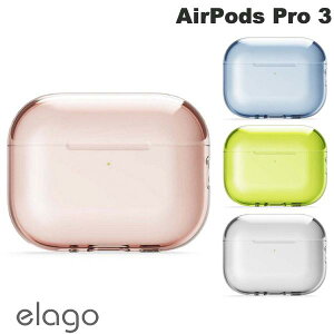 AirPods Pro 3 P[X 2025 Pro3 3 NAP[X J[ 킢  elago AirPods Pro 3 CLEAR CASE TPUP[X GS (Apple CzP[X)