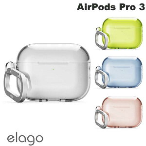 AirPods Pro 3 P[X 2025 Pro3 3 NAP[X  J[ 킢  Jrit elago AirPods Pro 3 CLEAR HANG CASE Jrit TPUP[X GS (Apple CzP[X)