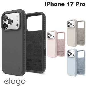 iPhone17Pro �P�[�X �V���R���P�[�X MagSafe�Ή� elago iPhone 17 Pro Magnetic Ridge Silicone Case �}�O�l�b�g���ڃV���R���P�[�X �G���S (�X�}�z�P�[�X�E�J�o�[) 2025