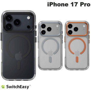 iPhone17Pro �N���A�P�[�X ���� �ϏՌ� SwitchEasy iPhone 17 Pro LenStand M MagSafe�Ή� �ϏՌ��P�[�X �X�C�b�`�C�[�W�[ (�X�}�z�P�[�X�E�J�o�[) 2025