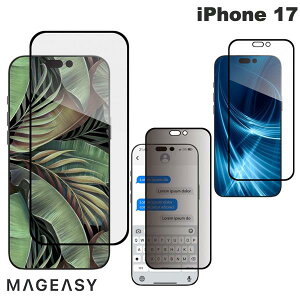 MagEasy iPhone 17 Vetro �K���X�t�B���� Transparent �}�O�C�[�W�[ (�X�}�z�p�t���ی�K���X�t�B����) 2025